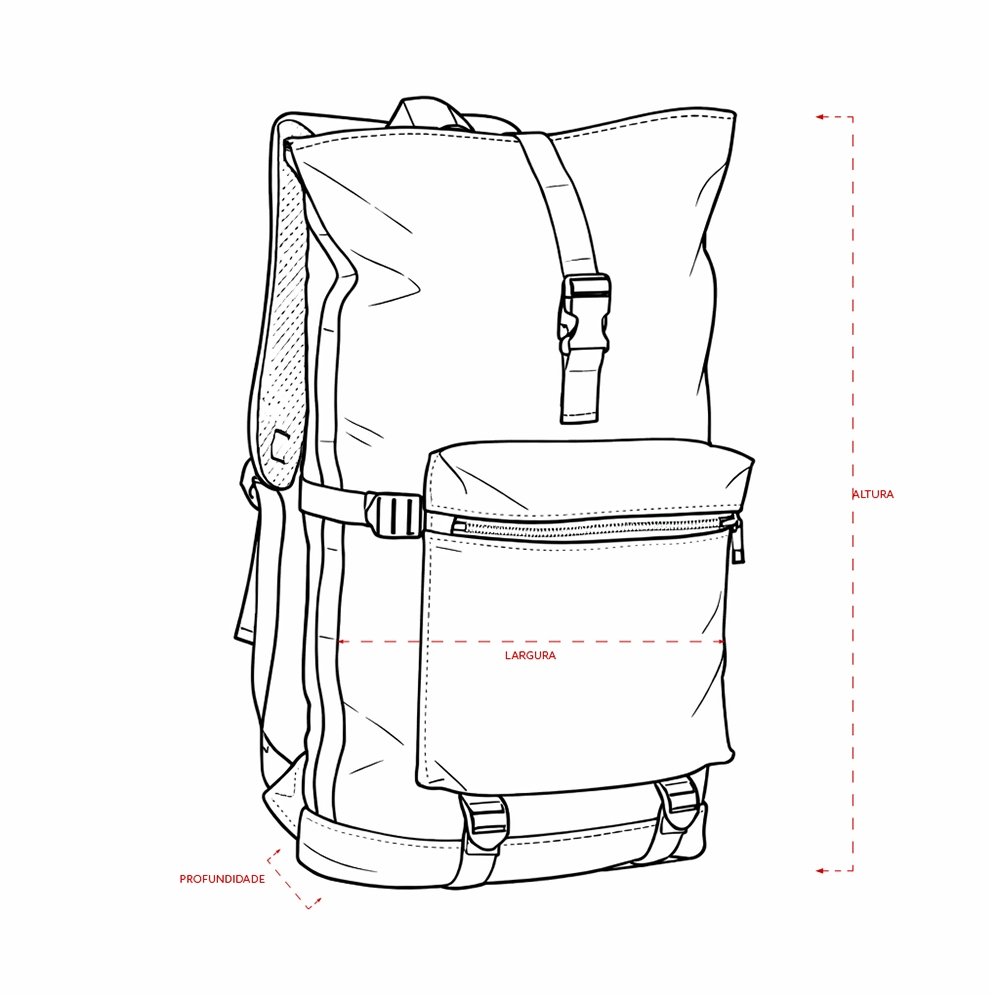 Mochila de Couro Sintético 41 L personalizada com logo - imagem 11
