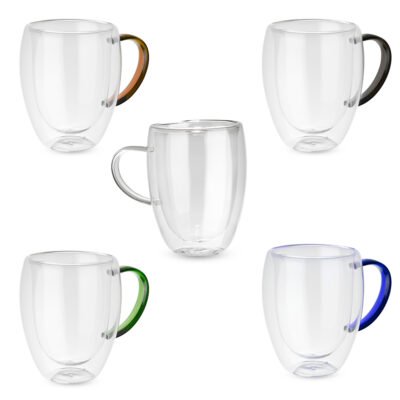 Caneca de Vidro Borossilicato