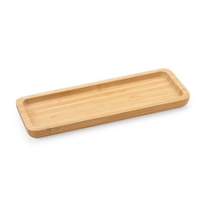 Petisqueira Retangular de Bambu 26*10Cm