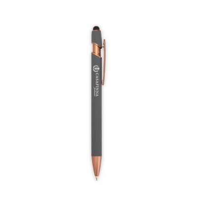 Caneta Metal Touch com pintura de acabamento