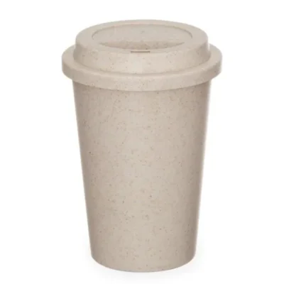 Copo em Fibra de Bambu com Tampa - 450ml personalizado com logo