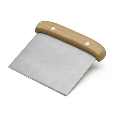Espátula Multiuso em Bambu e Inox - 13,5x11,5cm