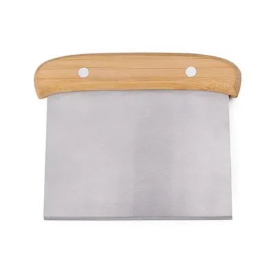 Espátula Multiuso em Madeira e Inox - 13,5x11,5cm