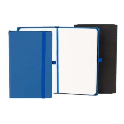 Caderneta S/ Pauta Azul - 9,5x15,5cm personalizada com logo