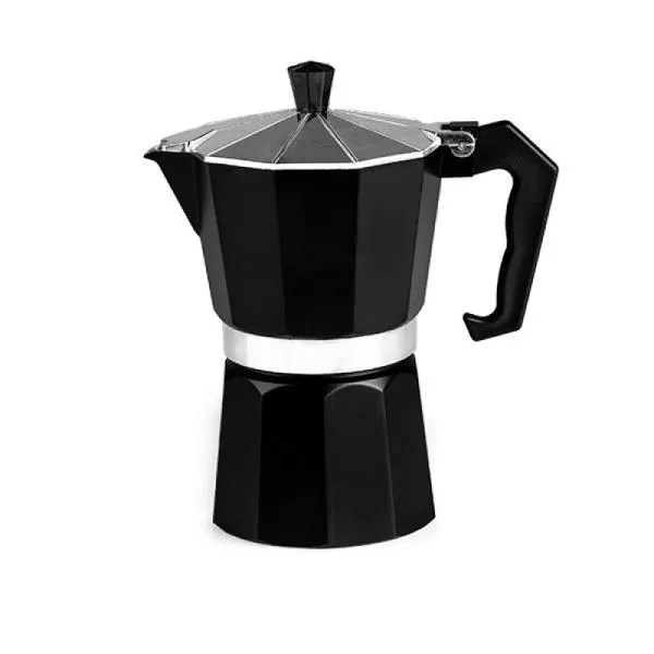 Cafeteira Italiana em Alumínio - Preta - 250ml - imagem 2