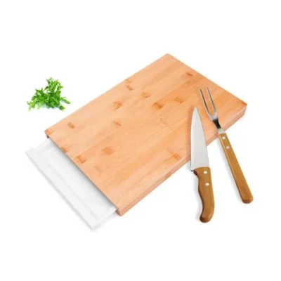 Conjunto P / Cozinha em Bambu e Madeira e Inox /