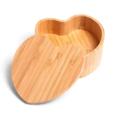 Saleiro em Bambu com Formato de Coração