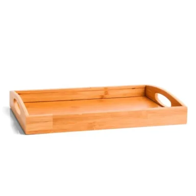 Bandeja para Servir em Bambu - 35cm