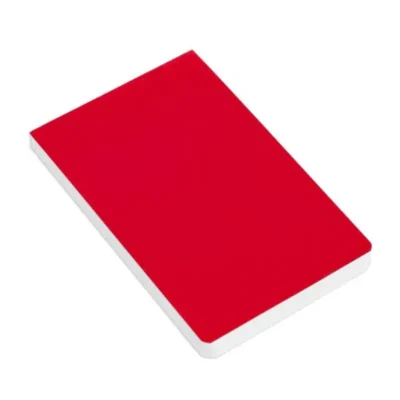 Bloco para Anotações Simples - Vermelho - 100 Fls personalizado com logo