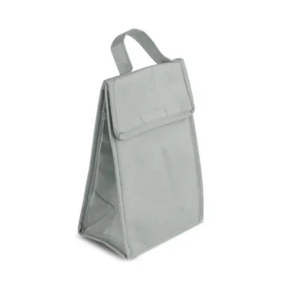 Bolsa Térmica em TNT 80g/M² - Cinza - 27x17x10,5cm personalizada com logo