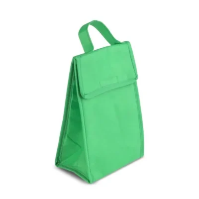 Bolsa Térmica em TNT 80g/M² - Verde - 27x17x10,5cm personalizada com logo