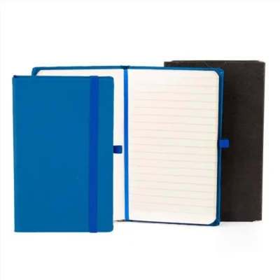 Caderneta com Pauta Azul - 14x21cm personalizada com logo