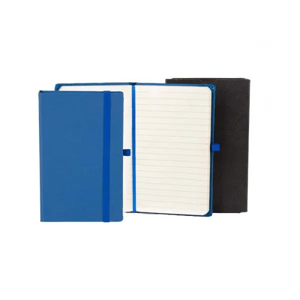 Caderneta com Pauta Azul - 9,5x15,5cm personalizada com logo