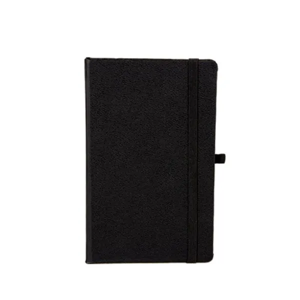 Caderneta com Pauta Preto - 14x21cm personalizada com logo - imagem 2
