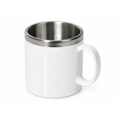 Caneca em Aço Inox e Poliestireno - 300ml personalizada com logo