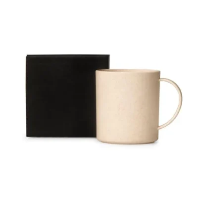 Caneca em Fibra de Bambu com Caixa - 350ml personalizada com logo