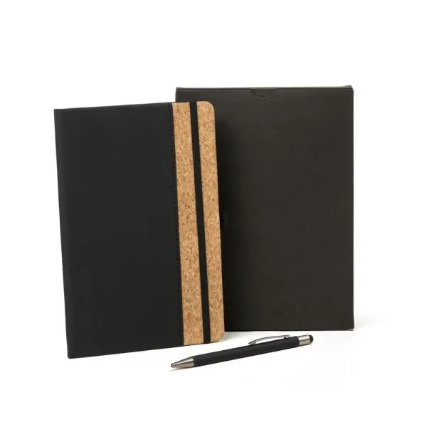 Conjunto Caderno e Caneta - 2 pçs personalizado com logo - imagem 2