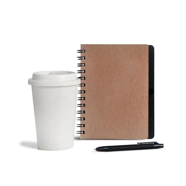 Conjunto Caderno e Copo com Tampa - 2 pçs personalizado com logo - imagem 3