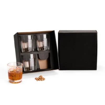 Conjunto Copos Americanos para Drink - 315ml - 4 pçs personalizado com logo