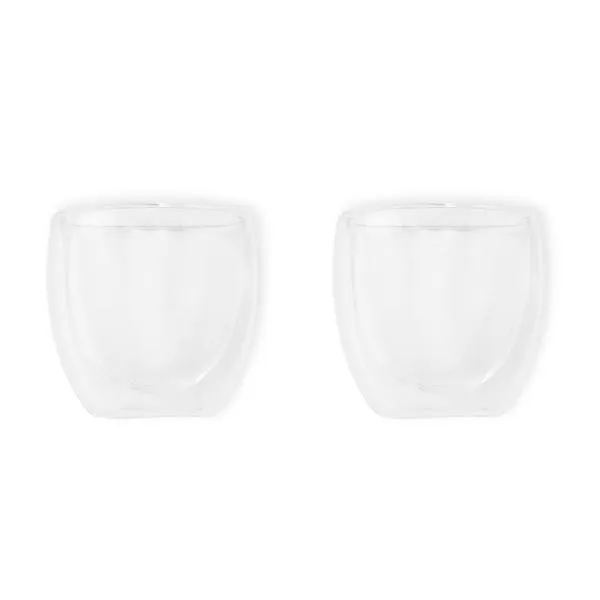Conjunto de Copos com Parede Dupla - 100ml - 2 pçs personalizado com logo - imagem 3