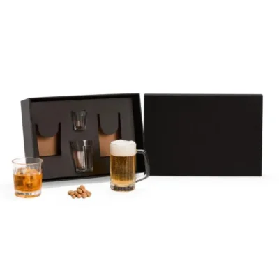 Conjunto de Copos de Vidro - 4 pçs personalizado com logo