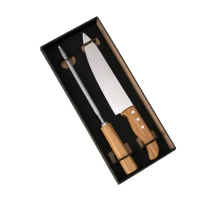 Conjunto de Faca 8" e Chaira - 2 pçs