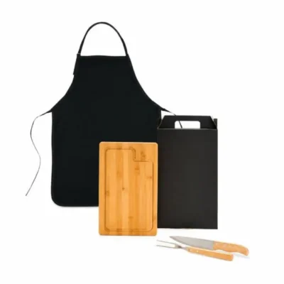 Conjunto para Churrasco com Avental - 4 pçs