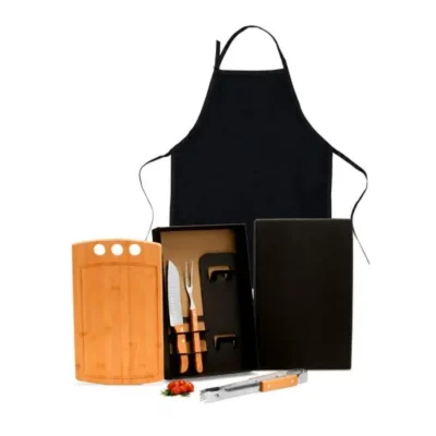 Conjunto para Churrasco com Avental - 5 pçs