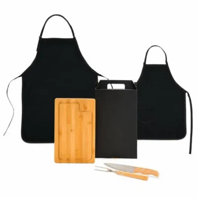 Conjunto para Churrasco com Avental e Avental Mini - 5 pçs