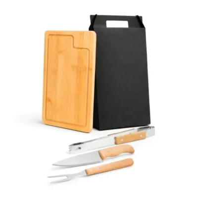Conjunto para Churrasco com Pegador - 4