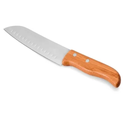 Faca para Fatiar e Picar Inox e Bambu Special Line - 7"