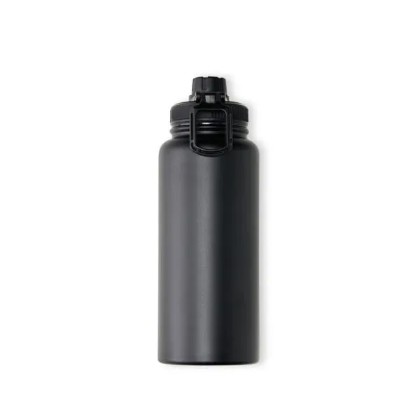 Garrafa Parede Dupla Na Cor Preta - 950ml personalizada com logo - imagem 3
