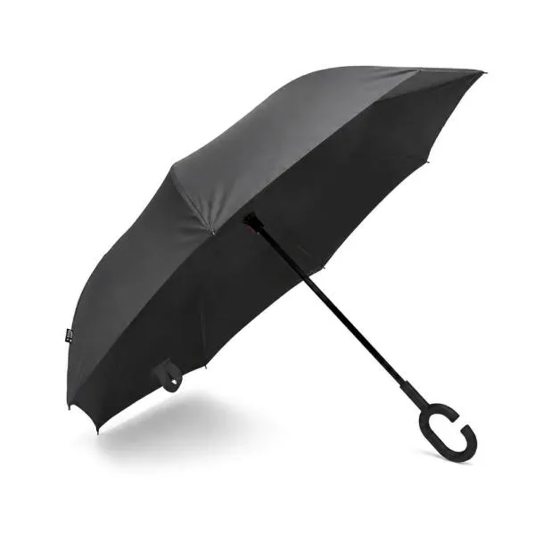 Guarda-chuva Invertido - Cinza - 108cm
