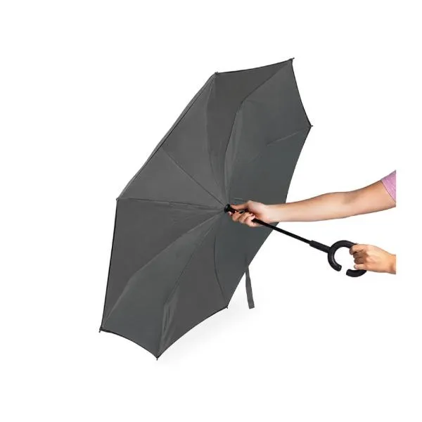 Guarda-chuva Invertido - Cinza - 108cm - imagem 3