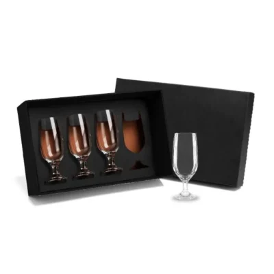 Jogo de Copos Vidro P / Cerveja e Drink 300ml - 4 pçs personalizado com logo