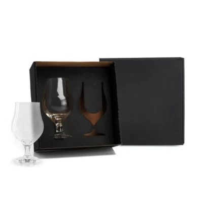 Jogo de Copos Vidro P / Cerveja e Drink 400ml - 2 pçs personalizado com logo