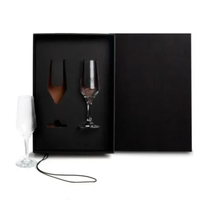 Jogo de Taças de Vidro para Champagne 186ml - 2 pçs