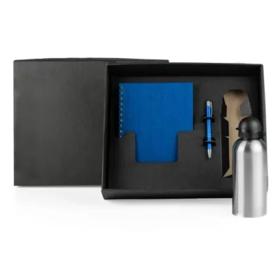 Kit Caderno com Acessórios - 3 pçs personalizado com logo