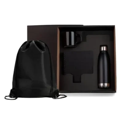 Kit Caderno e Acessórios - 4 Kit por mochila sacola personalizado com logo