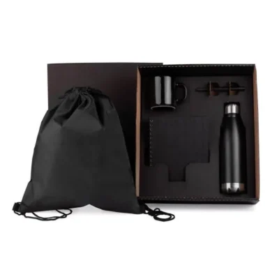 Kit Caderno e Acessórios - 5 pçs personalizado com logo