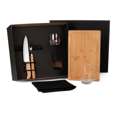 Kit Churrasco e Cerveja e Whisky - 6 pçs