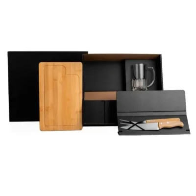 Kit Churrasco com Caneca - 5 pçs personalizada com logo