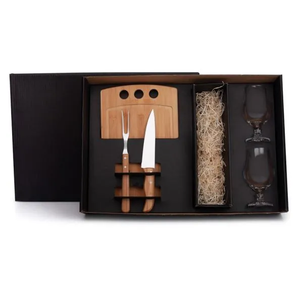 Kit Churrasco e Cerveja - 5 pçs - Não Acompanha Garrafa personalizada com logo - imagem 2