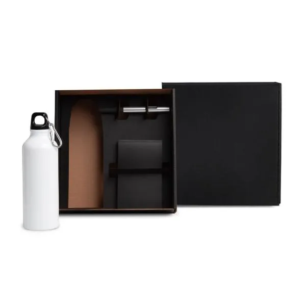 Kit com Squeeze personalizado com logo