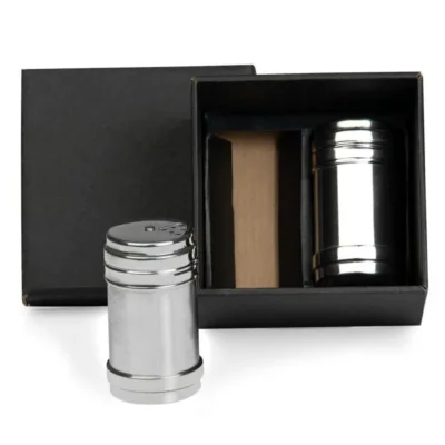 Kit de Potes para Tempero - 2 Dois de Inox