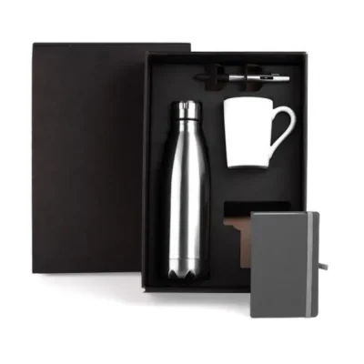 Kit Garrafa com Acessórios - 4 pçs personalizada com logo