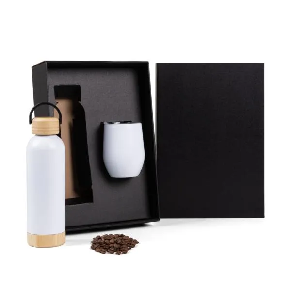 Kit Garrafa e Copo Térmico personalizada com logo
