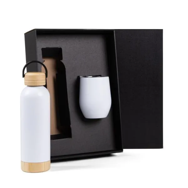 Kit Garrafa e Copo Térmico personalizada com logo - imagem 2