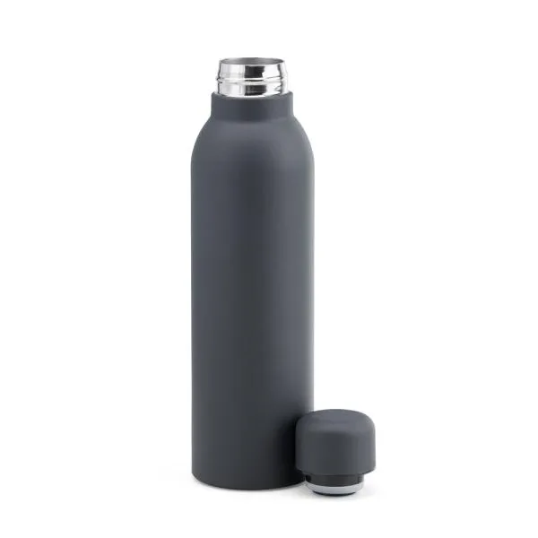Kit Garrafa e Necessaire - Cinza e Preto - 2 pçs personalizada com logo - imagem 3