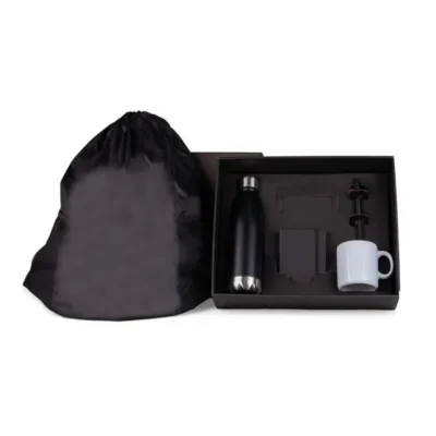 Kit Mochila e Acessórios - 5 pçs personalizada com logo